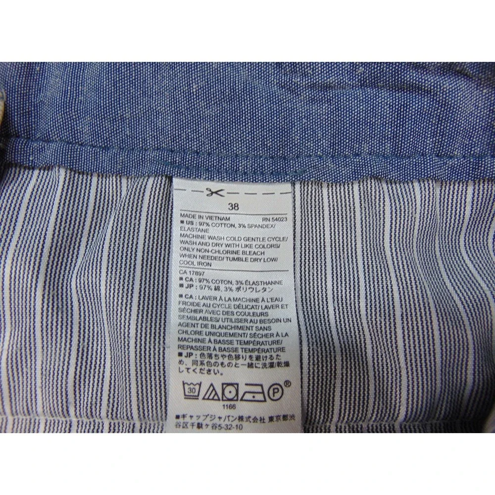 Banana Republic Aiden Club Short Mens 38 Tan Micro Check Preppy Summer Casual